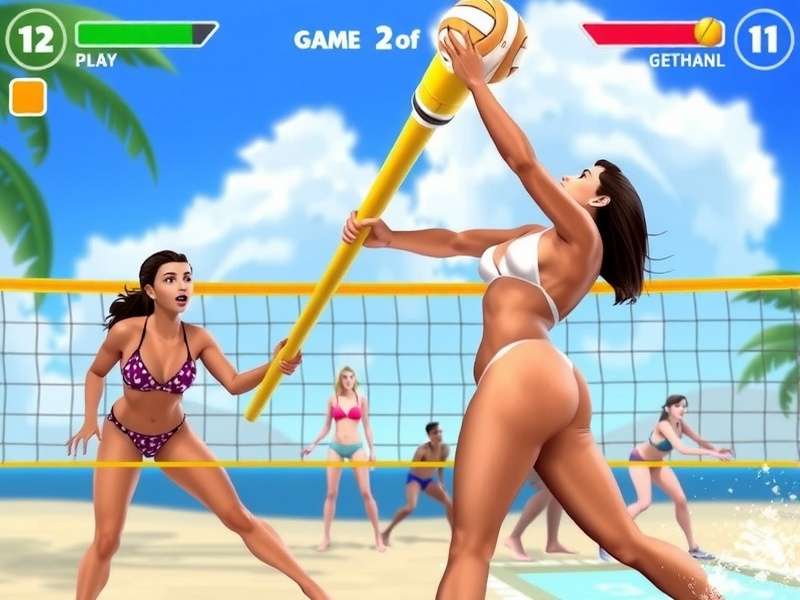 Beach Volleyball Champion Gameplay Screenshot